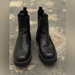 a new day Black Ankle Boots